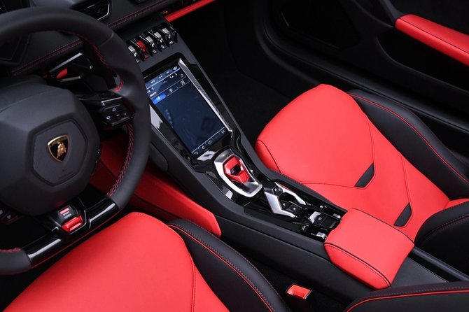 30-Minute Driving Tour: Explore Hollywood in a Lamborghini - Hollywood Bowl Overlook: Hollywood Sign photos inside and outside the Lamborghini
