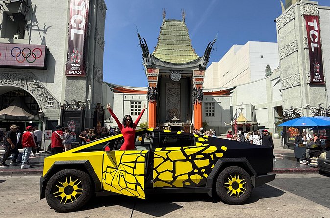 50-Minute Driving Tour: Explore Hollywood in a Cybertruck - Stop-by-stop: from Walk of Fame to Lake Hollywood Park