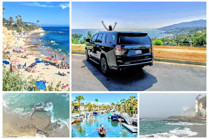 California Beach Towns and Celebrity Homes Private Flexible Tour - Pickup at 8:00 am in a black Suburban Premier, and how the timing works