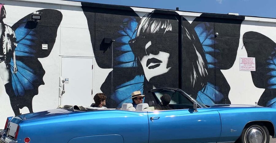 Discover LA in a 1973 Cadillac Eldorado convertible - Key highlights at a glance