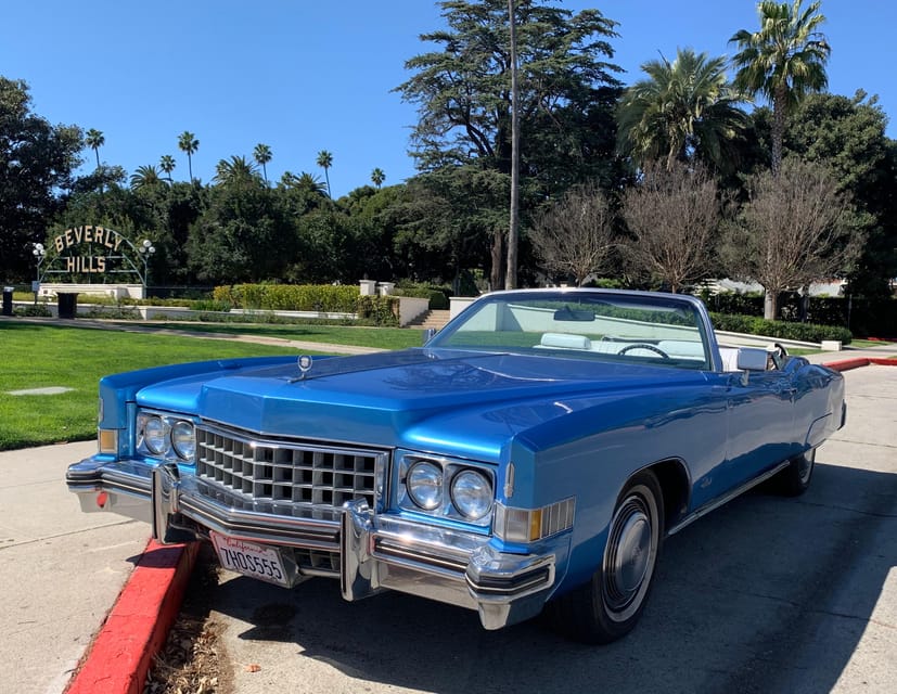 Discover LA in a 1973 Cadillac Eldorado convertible - First stop energy: Melrose Avenue street art and vintage browsing