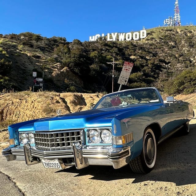 Discover LA in a 1973 Cadillac Eldorado convertible - Sunset Strip and the Hollywood scene drive