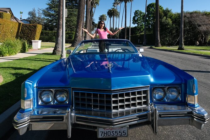 Discover LA in a Classic Cadillac Eldorado - Getting started at 640 S Curson Ave, then easing into Melrose Avenue