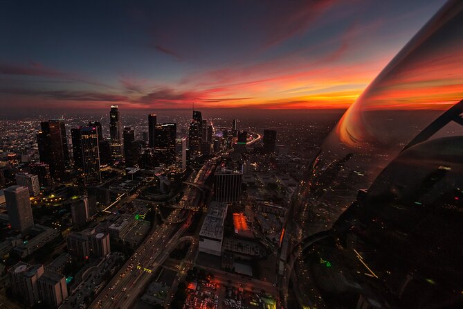 Downtown LA Lights: Your Private Sunset and Night Helicopter Tour - A Private Sunset and Night Helicopter Over LA, in About 35 Minutes