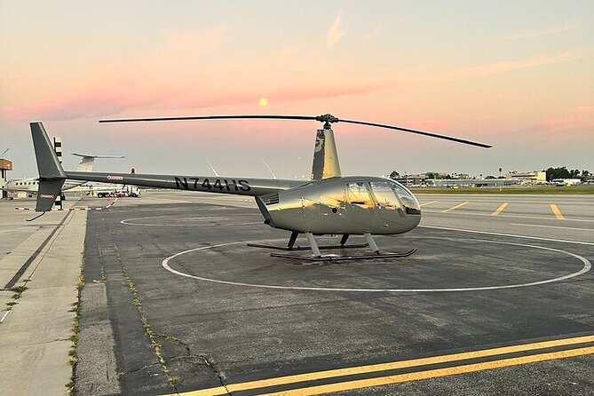 Downtown LA Lights: Your Private Sunset and Night Helicopter Tour - Crypto Arena, Lakers and Clippers Views, and Night Lights Energy