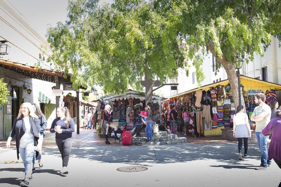 Downtown Los Angeles Bike Tour: Top 10 DTLA - Olvera Street: Oldest Neighborhood Time, Off the Bike