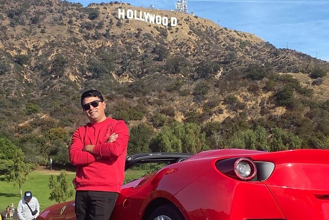 Ferrari "California T" Private Tour to Hollywood Sign View Point - The quick Walk of Fame add-on, without turning into a scavenger hunt