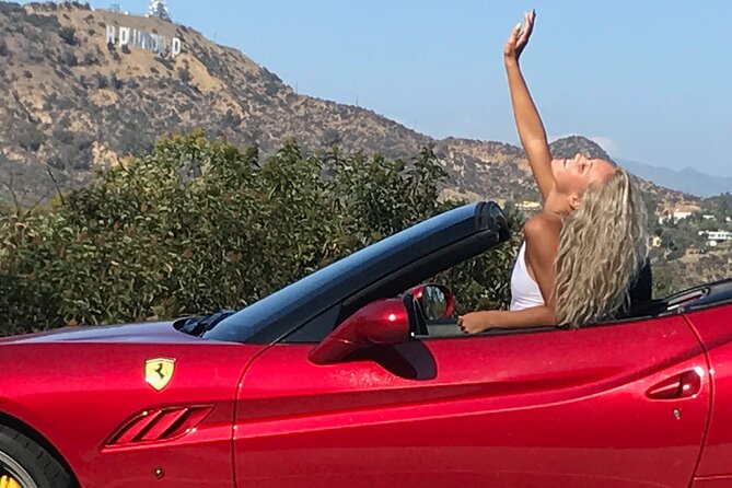 Ferrari "California T" Private Tour to Hollywood Sign View Point - Who should book this Ferrari California T tour