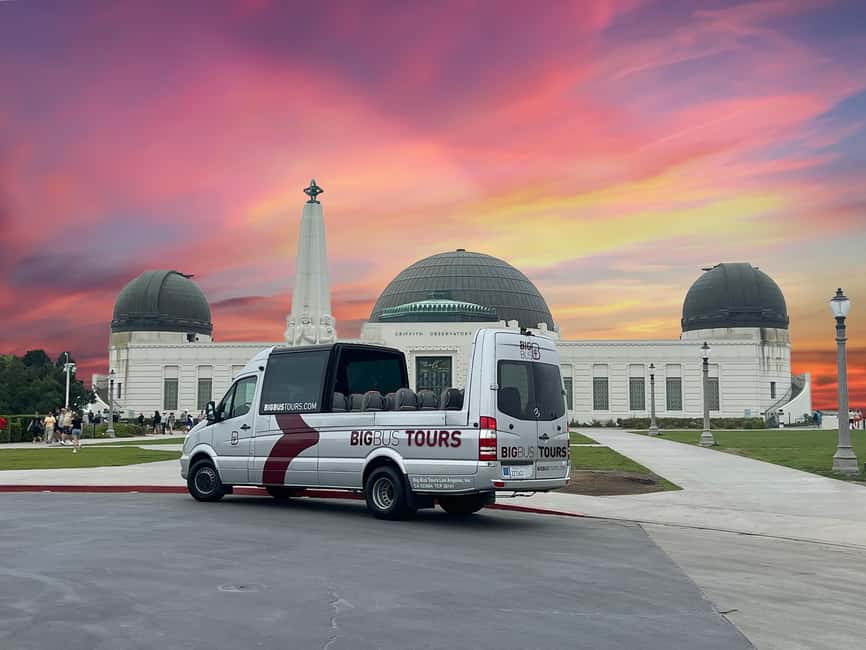 From Los Angeles: Griffith Observatory Open-top Sunset Tour - The Hollywood Sign moment and city-photo strategy