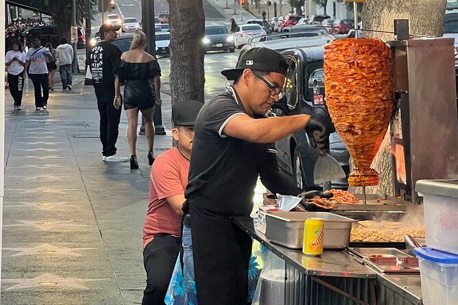 Gourmet Hollywood Walking Food Tour with Delicious Dish Tours - Hollywood Boulevard: palm trees, major sights, and eating stops
