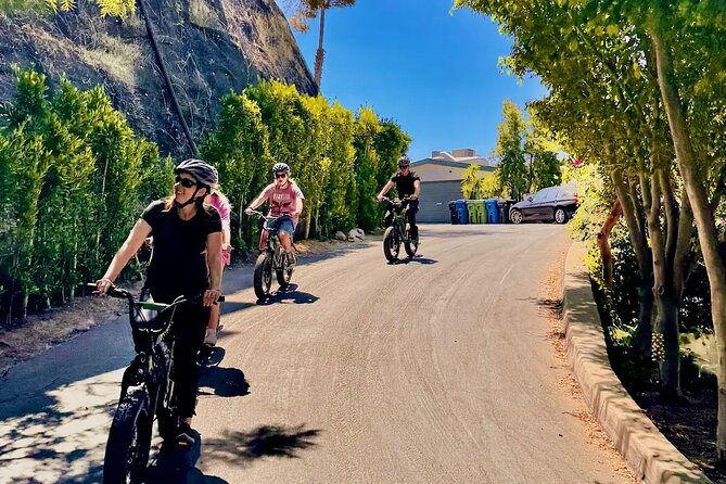 Griffith Observatory: Scott E-Bike Tours LA Private Tour - Hollywood Blvd landmarks: movie theatre vibes, Academy Awards ties, and Tonight Show filming