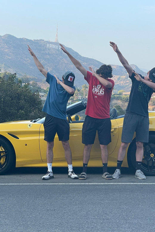 Hollywood: 30 min Hollywood Sign Ferrari Tour - The 30-minute plan, from 6808 Hollywood Blvd to the Hollywood Sign