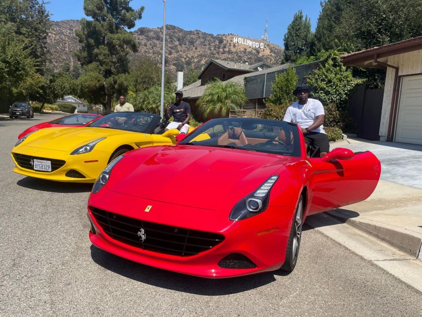 Hollywood: 30 min Hollywood Sign Ferrari Tour - What you see besides the sign: star homes and landmark passes