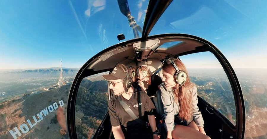 Hollywood & Beverly Hills Celebrity Helicopter Tour - Where the tour starts at Burbank Airport, and what to expect before lift-off