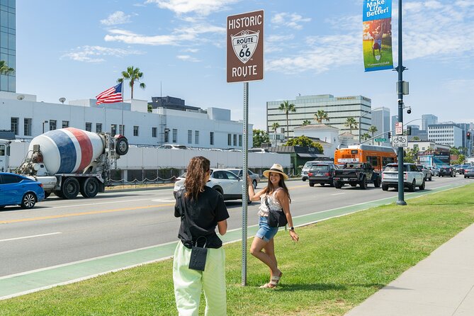 Hollywood, Beverly Hills & Celebrity Homes Tour by Open Air Bus - Beverly Hills Sign Photo Break and Rodeo Drive Sightline Value