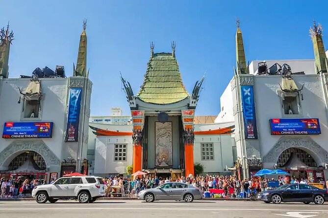 Hollywood Open Air Bus Tour: Celebrity Homes and Beverly Hills - Jimmy Kimmel Live and the LA TV machine on Hollywood soil