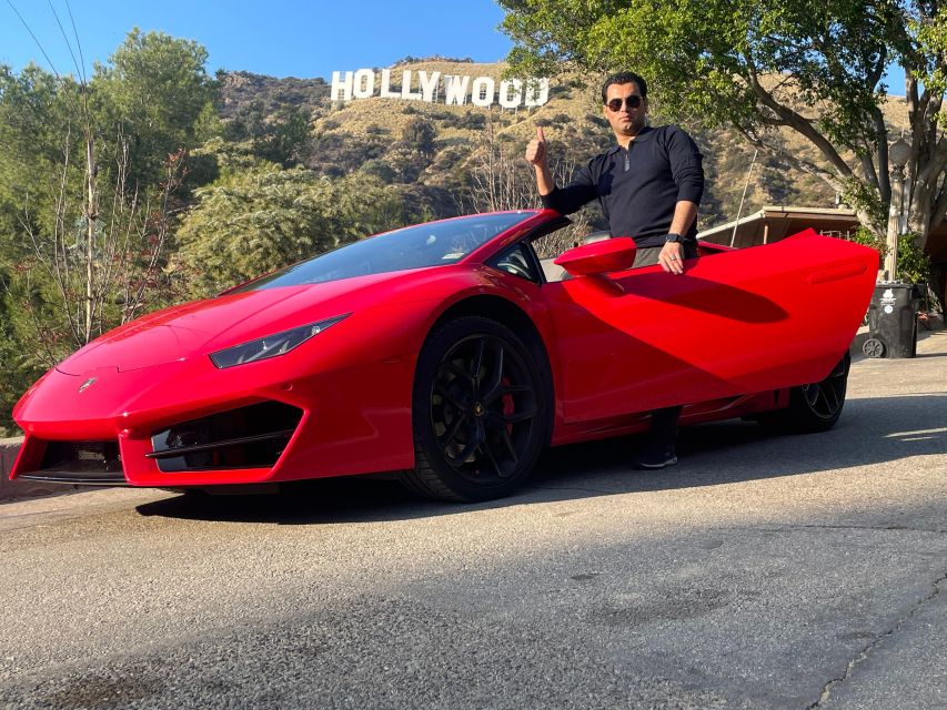 Hollywood Sign 50 Min Lamborghini tour (drive or be driven) - Where you meet in Hollywood, and how to get ready fast