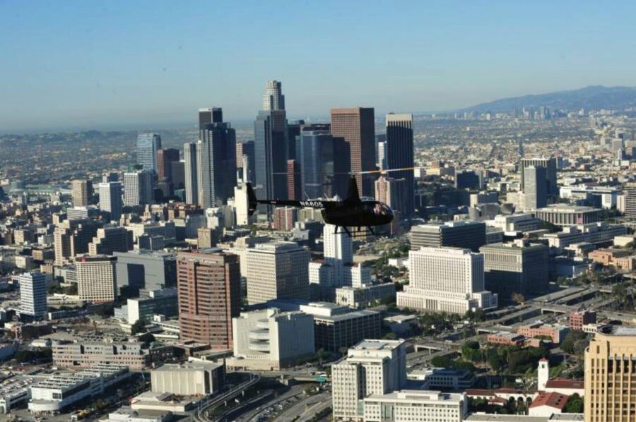 Hollywood Sign & Universal Studios Helicopter Tour - Sunset upgrade: golden-hour views over Los Angeles