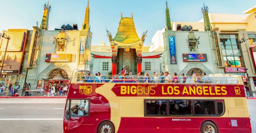 LA: Hop-on Hop-off Tour by Open-top Bus with 19 Stops - The Red Route: Hollywood Icons, Beverly Hills, and Movie-Spotting
