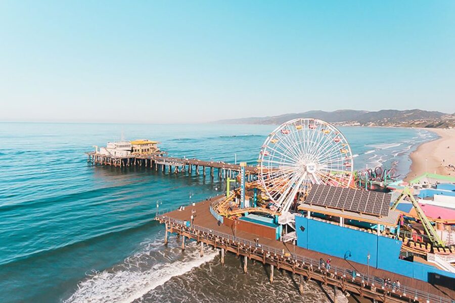 LA: Santa Monica & Venice Beach Bike Adventure - Santa Monica’s beach path, Pier photos, and the Beacon Overlook stop