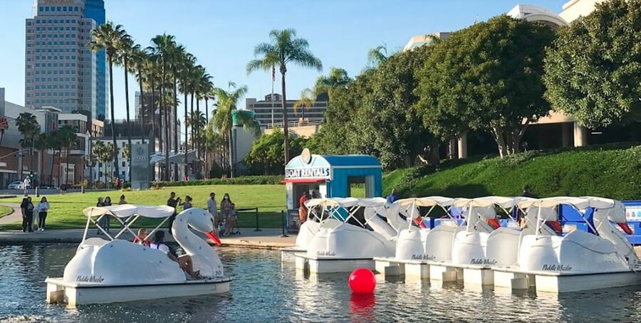 Long Beach: Swan Boat Rental at Rainbow Lagoon - How the 1-Hour Rental Works Step by Step