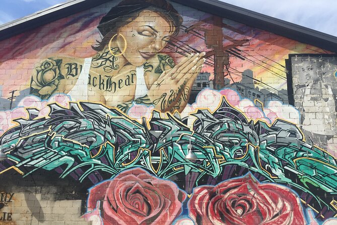 Los Angeles Arts District Walking Tour - NEON and Out of the Box, plus the angel wings photo moment