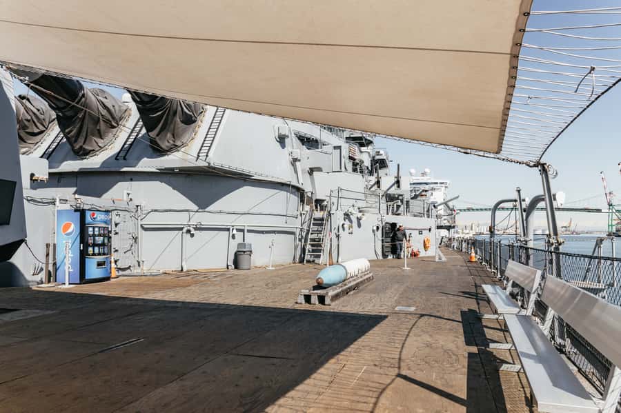 Los Angeles: Battleship Iowa Museum Ticket - Captain’s cabin and FDR’s polio bathtub stop
