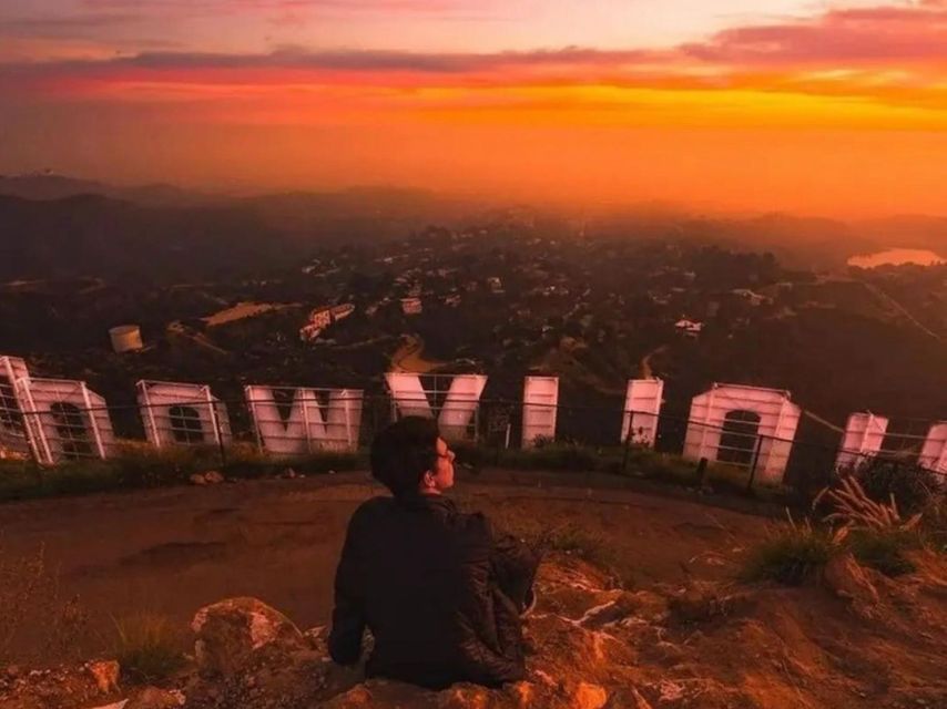 Los Angeles: Front & Back of Hollywood Sign Hike Guided Tour - The First Viewpoint Break: Photos, Angles, and LA Coming Into Focus