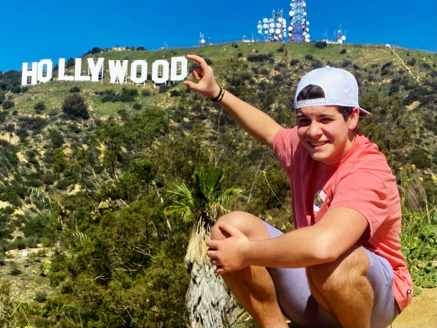 Los Angeles: Front & Back of Hollywood Sign Hike Guided Tour - Downtown, Sunset Strip, and Warner Bros: The Studios Viewpoint Circuit