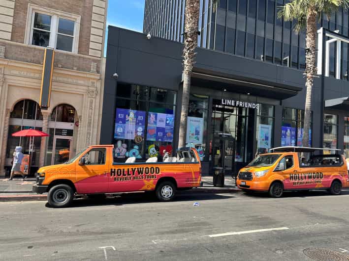 Los Angeles: Hollywood and Beverly Hills Open-Top Bus Tour - Meeting Outside the Hollywood Experience, Red Umbrella Included