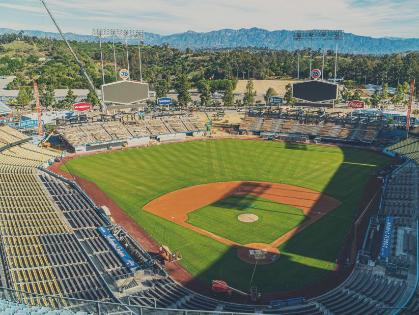 Los Angeles: LA Dodgers MLB Game Ticket at Dodger Stadium - Dodger Stadium views: mountains, palms, and a sense of place