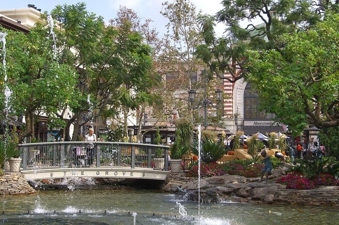 Los Angeles Luxury Private Tour For Up To 7 Passengers - The Grove shopping stop and an easy place to people-watch