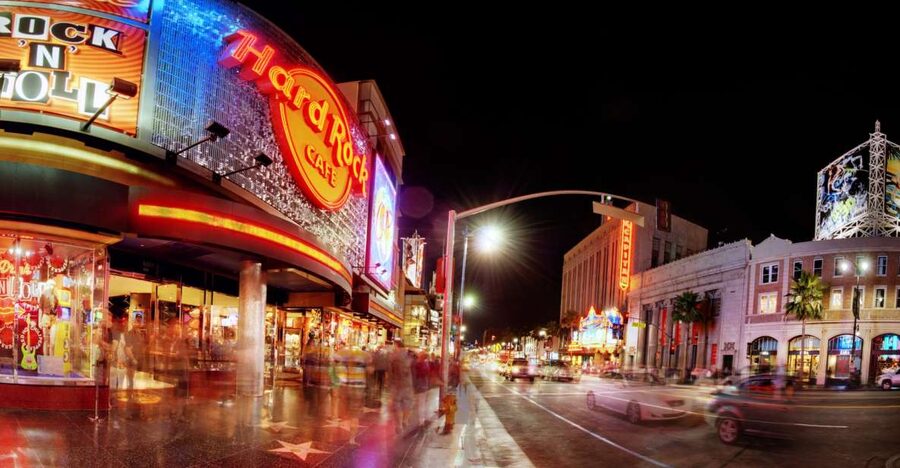 Los Angeles: Meal at the Hard Rock Cafe Hollywood - Hard Rock Cafe Hollywood Blvd, Suite 105, and the 90 Minute Rhythm