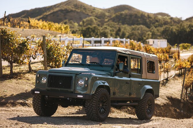Los Angeles: Private 4x4 Vineyard Tour in Malibu - Wine, Snacks, and What You Should Expect to Consume