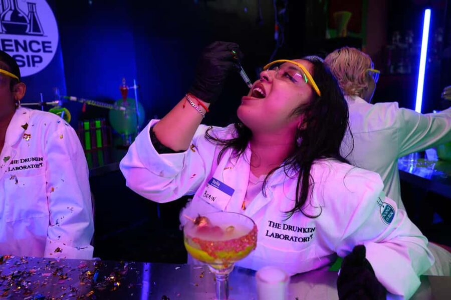 Los Angeles: Science and Sip™ The Drunken Laboratory - Entering The Drunken Laboratory kit-up ritual