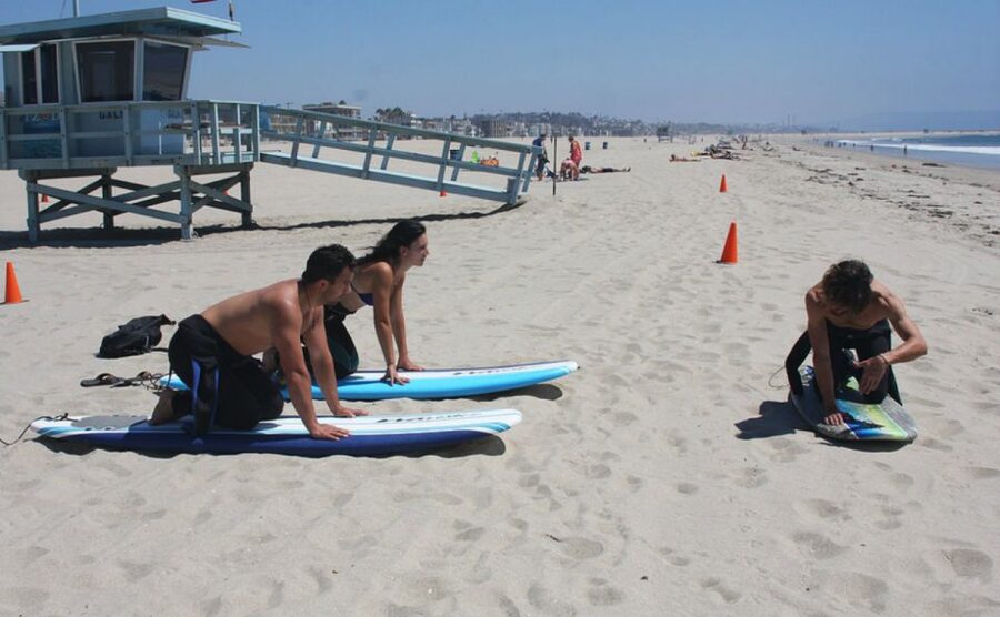 Los Angeles: Surfing Lesson in Venice Beach - The ocean portion: 40 minutes of coaching, then your chance to ride