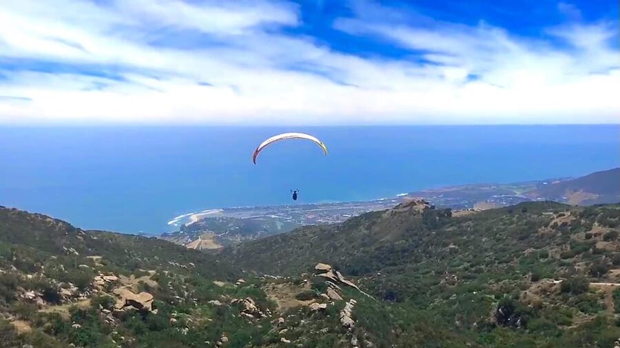 Malibu Hills to Beach: Tandem Paragliding Flight Adventure - Taking Off by Foot: Learning to Steer With Lean and Hands