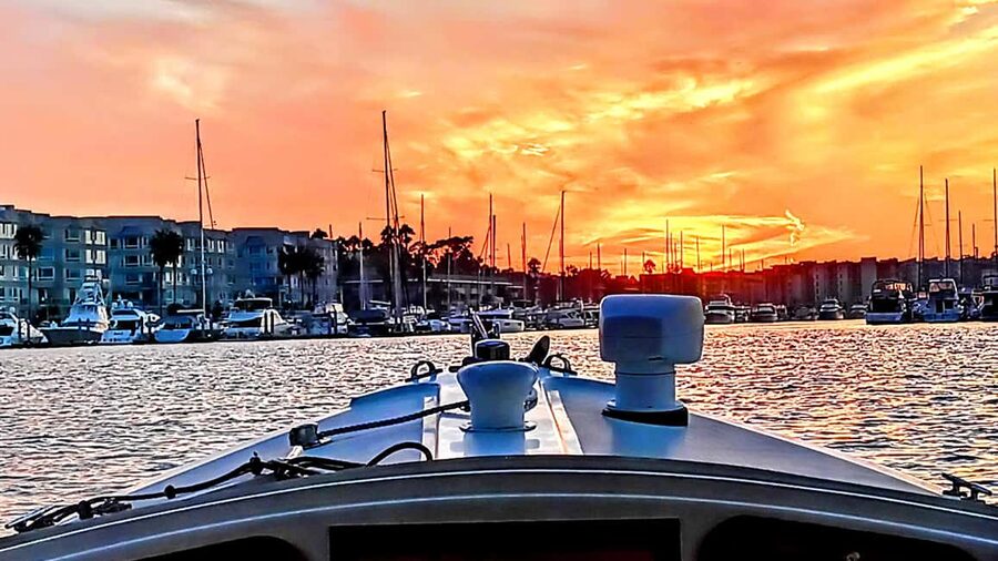 Marina Del Rey: Romantic Cruise, Dinner Charcuterie or Sushi - Electric and quiet on the water, the best kind of romance