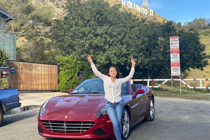 Private Ferrari California T Drive from Hollywood to Sunset Plaza - Sunset Strip celebrity hangouts from the driver’s seat