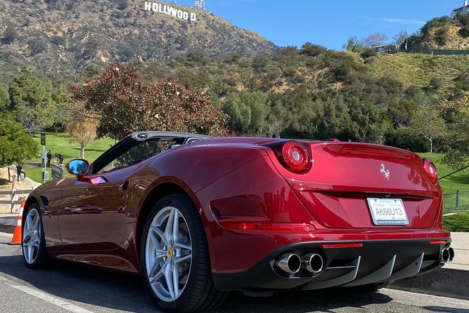 Private Ferrari California T Drive from Hollywood to Sunset Plaza - Price and what $74 per person really buys
