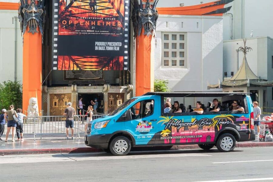 Santa Monica: Hollywood, Beverly Hills & Celebrity Home Tour - Open-air bus tips: photos, wind, and where to sit