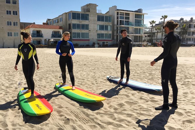 Shared 2 Hour Small Group Surf Lesson in Santa Monica - Instructors who actually help you get standing up