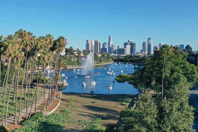 Swan Boat Rental in Echo Park - Boarding the Swan: Life Vests, Shaded Comfort, and Staff Help