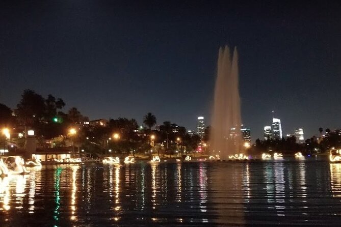 Swan Boat Rental in Echo Park - Day Versus Night: Light-Up Swans and That LA Skyline Glow