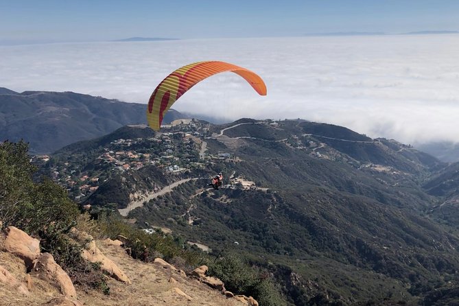 Tandem Paragliding flight with instructor in Malibu - Price and value: $320 for a guided flight that takes effort off your plate