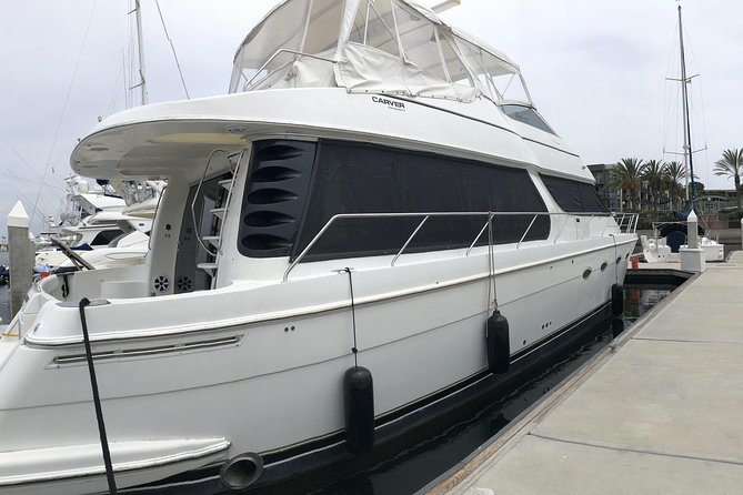 Yacht rental charter in Marina del Rey - 60' CARVER - A 60 CARVER yacht charter that feels like LA, not a canned tour